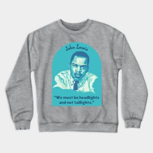 John Lewis Portrait and Quote Crewneck Sweatshirt